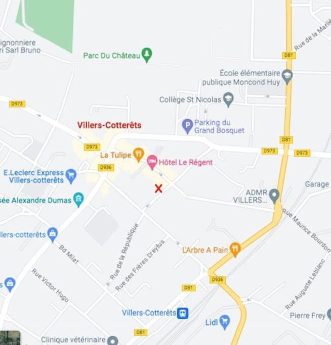 Chez Mily Joli Petit Duplex Plein Centre Villers Cotteret Draps Et Serviettes Fournis Villers-Cotterêts Εξωτερικό φωτογραφία
